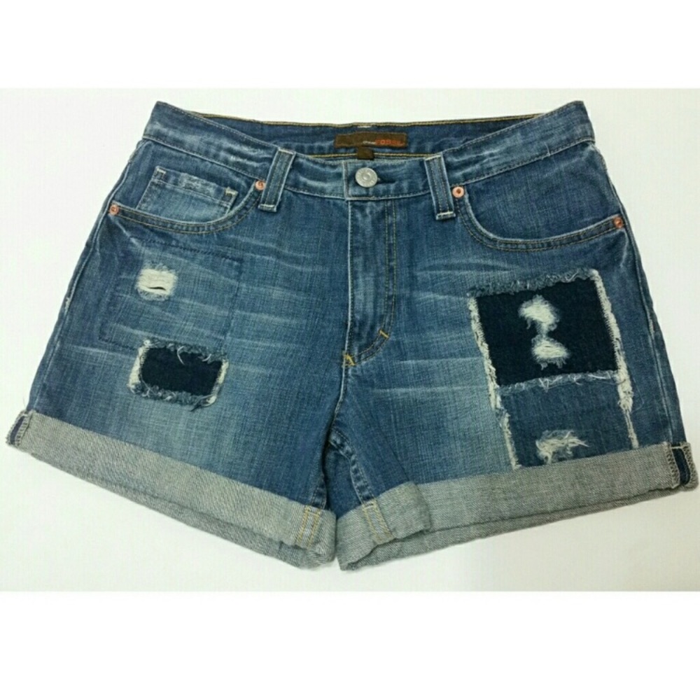 Fossil patchwork denim shorts